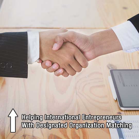 Helping International Entrepreneurs With Designated Organization Matching