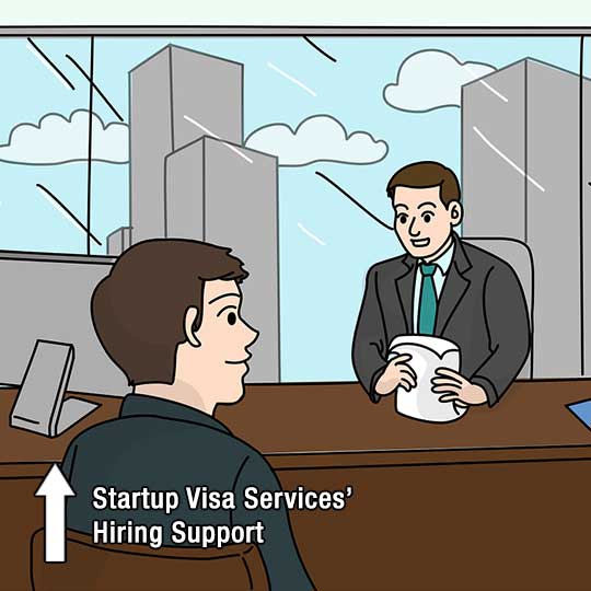 Startup Visa Services’ Hiring Support