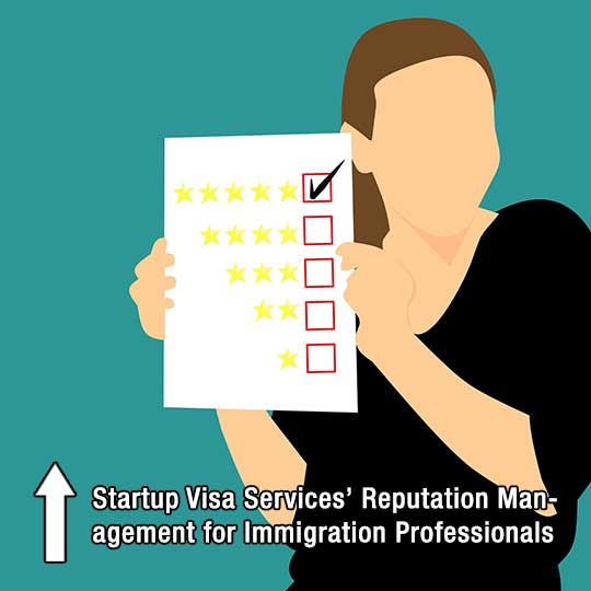 Startup Visa Services’ Reputation Management for Immigration Professionals